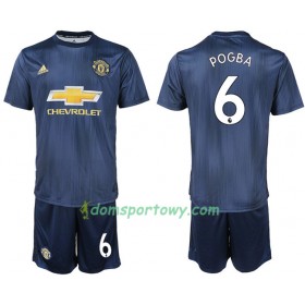 Koszulka Manchester United ROGBA 6 Dziecięcy Trzeci Koszulki Piłkarskie 2018-2019 Krótki Rękaw